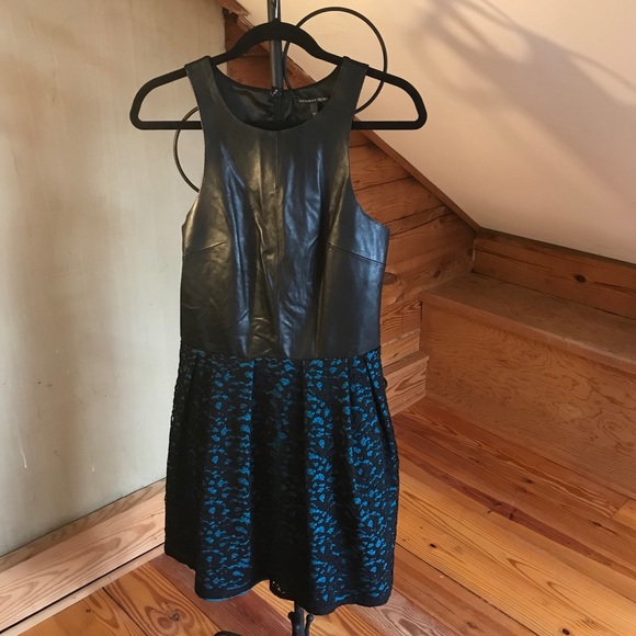 Victoria’s Secret Leather and Lace Dress, EUC, 6 - Picture 2 of 14